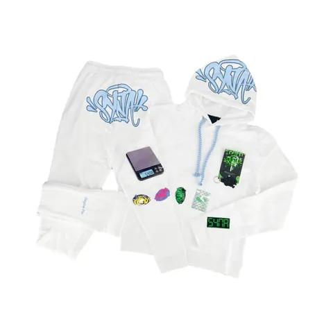 Conjunto SYNA WORLD Branco/Azul Bebê